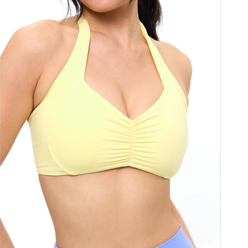 Buffbunny scrunch halter sports bra